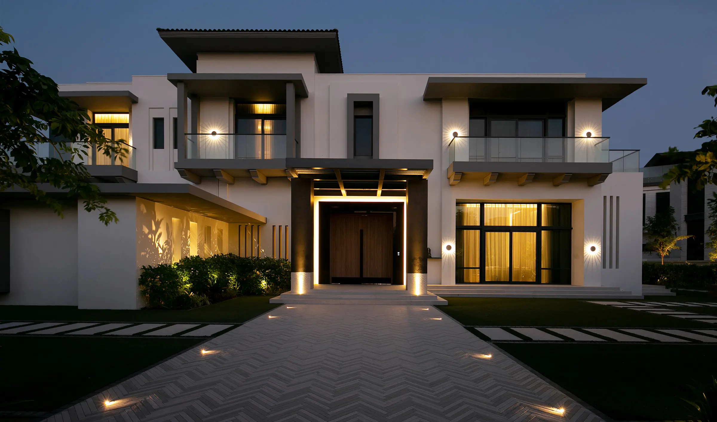 Modern Villa Lighting